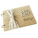 thumbnail image 1 of Libro de firmas de madera para bodas, hecho a mano, ideal para regalar en bodas. 20 páginas, 1 of 9
