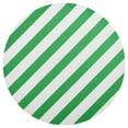 thumbnail image 3 of Ryvnso Green Stripe Round Plate Mats Dining Table Placemat Set of 4 for Holiday Decoration, 3 of 7