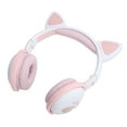 thumbnail image 3 of Cat Ear Headphone, Foldable And Comfortable Sports Headphone Convenient Long Standby Time With Audio Cable For Most People For Mobile Phones And Tablets Light Purple,Dark Blue,,, 3 of 8