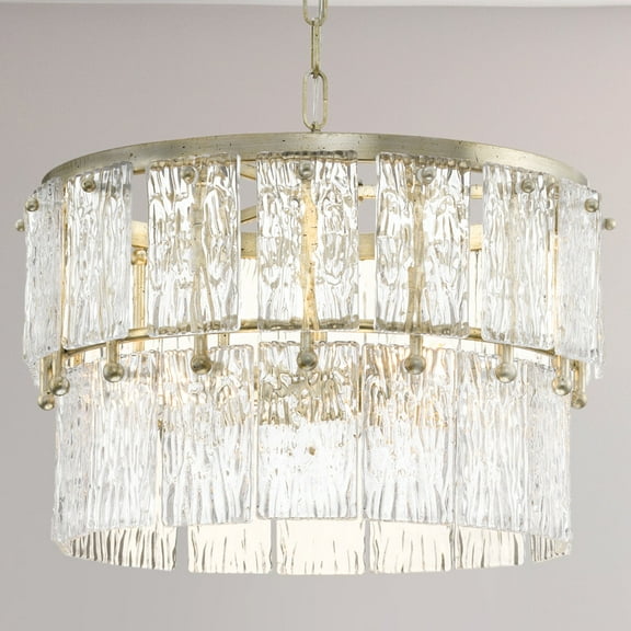 Luxury Glam Pendant, Gilded Silver, UHP4954