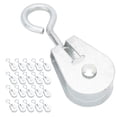 thumbnail image 1 of Aquaculture Pulley, Metal Metal Pulley, 20Pcs Rearing Breeding Supplies For Farms Poultry And Livestock, 1 of 8