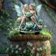 thumbnail image 3 of Wmhnj Figuras de jardn acrlicas impermeables con estaca para macetas, decoracin de plantas, interiores y exteriores, decoracin de acuarios (juego de 2)., 3 of 5