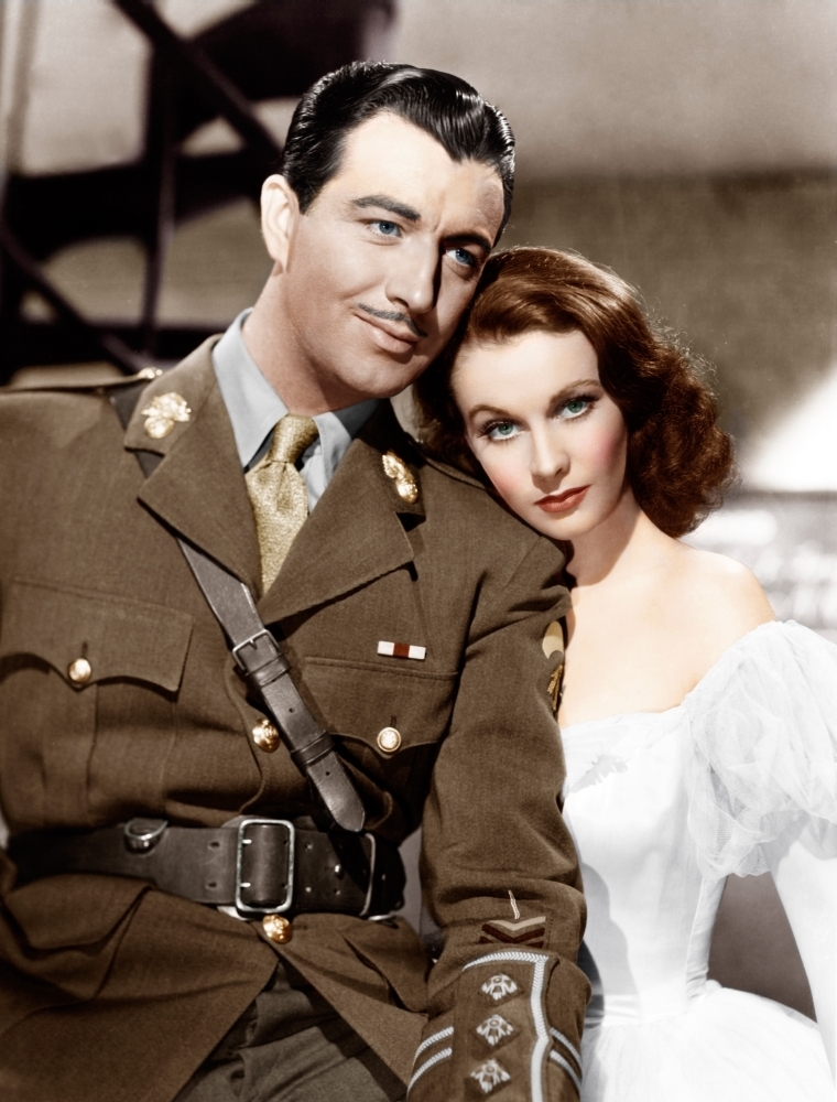 Waterloo Bridge From Left Robert Taylor Vivien Leigh 1940 Photo Print