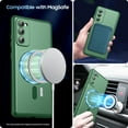 thumbnail image 2 of Magnetic for Samsung Galaxy S20 FE 5G Case 【Compatible with MagSafe】【Built-in Camera Lens Protector】 Slim Soft TPU Shockproof Phone Case (Green), 2 of 7