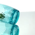 thumbnail image 3 of Set of 6 Hammered Style 15-ounce/430ml Acrylic Glasses Plastic Tumbler,BPA Free,Dishwasher Safe (Teal), 3 of 7