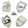 thumbnail image 5 of ALAZA Light Checkered Womens Travel Laptop Backpack Large Daypack Ladies Shoulder Bags M, 5 of 7