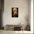 thumbnail image 3 of ZHONGYUTONG Virgin Mary Wall Decor Catholic Canvas Wall Art Spiritual Pictures Painting Prints for Office Church Prayer Room Framed (12.00" x 18.00"), 3 of 5
