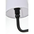 thumbnail image 3 of Living District Colson 4-Light Metal & Fabric Bath Sconce in Black/White, 3 of 6
