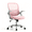 Pink-Flip up Arms, variant on Atilioo Ergonomic Office Chair, Comfy Desk Chair with Adjustable Height & Lumbar Support, Mesh Swivel Rolling Computer Chair with Armrests for Adults, Black