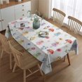 thumbnail image 2 of Flower Fairy Princess Pattern Rectangle Tablecloth 60"x84",Waterproof Polyester Rectangle Table Cloth, Wipeable Spillproof Polyester Tablecloth for Dining, Camping, Indoor and Outdoor, 2 of 5