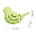 thumbnail image 2 of Silicone Bird Cat Food Leaking Toy, Interactive Treat Dispensing Puzzle for Cats, Stress Relief Teaser, Slow Feeder Chew Toy for Indoor Pets, Green, 2 of 6
