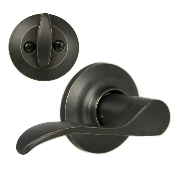Yale D1048K Norwood Right-Handed Single Cylinder Interior Trim Pack, Dark Oxidized Satin Bronze