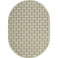 thumbnail image 2 of Furnish My Place Union Indoor/Outdoor Commercial Green Color Rug, Pet-Friendly, Home Decor Commercial Rug for Living Room, Bedroom, Wedding, Event, Made in USA, 2' x 4' Oval - Set of 20, 2 of 5