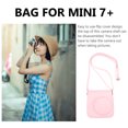 thumbnail image 2 of FESTFENDS Camera Carrying Case for Mini 7+ Instant Film Camera in Pink PU 1Pcs, 2 of 8