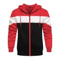 thumbnail image 2 of Vedolay Mens Hoodies Pullover Plus Size Sweatshirt Red,M, 2 of 4