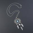 thumbnail image 2 of Raindrops Sagittarius Zodiac Necklace with Pendant for Women Silver Alloy and Glass Lightweight Durable 18, 2 of 8