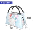 thumbnail image 2 of Fotbe Cute Elephant Bolsa Térmica Portátil con Estampado, Bolsa de Entrega de Alimentos Aislada, Bolsa Reutilizable de Gran Capacidad para Comidas y Supermercado, 2 of 6