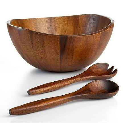 The Cellar Serveware, Acacia Wood 3 Piece Salad Set
