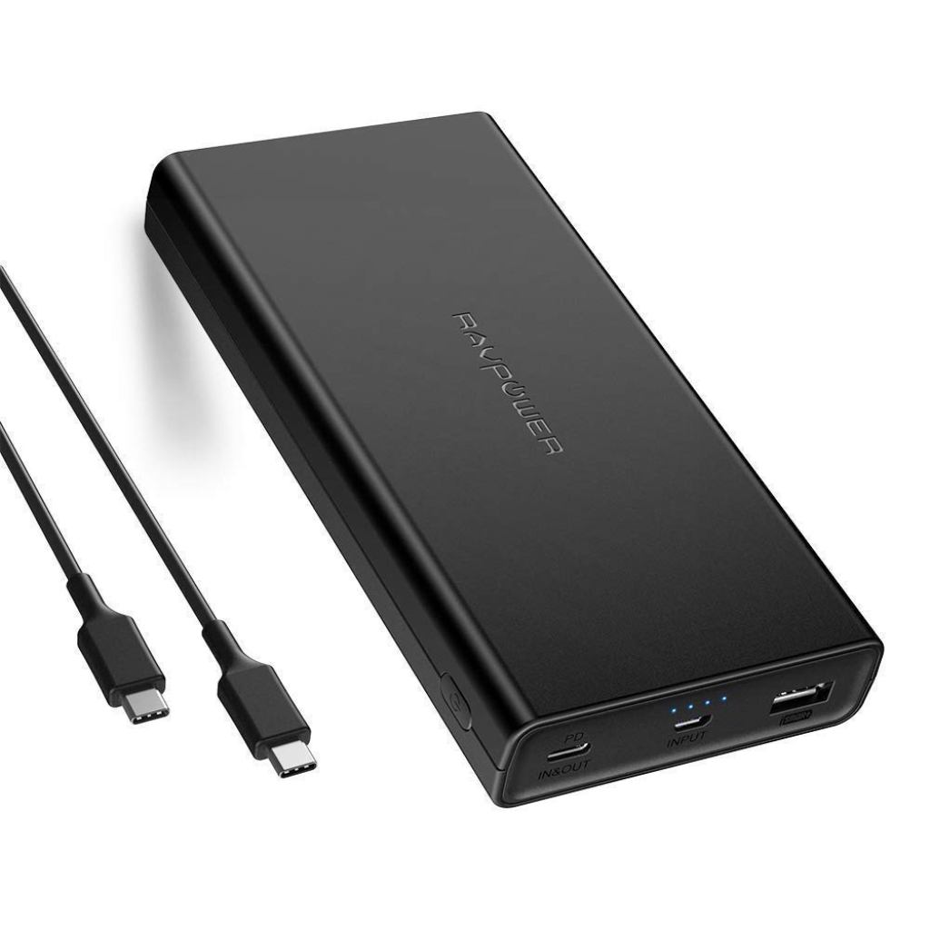 RAVPower 20100mAh USB C 45 Watt Portable Power Bank with 3.0 iSMART Power Delivery (New Open Box