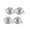 4Pcs Steel, variant on 4Pcs Universal Rotation Ball Conveyor Wheel Caster 1/2inch Ball Transfers Roller Flange Mounted Roller Bearings For Conveyor ,Quiet and Smooth