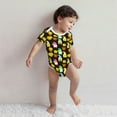 thumbnail image 3 of Kdxio Gnomes With Sunflowers Pattern Unisex Baby Cotton Short Sleeve Bodysuits-6 Months, 3 of 5