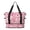 Breast Cancer Ribbon Medical Icon Pink Pattern, variant on Breast Cancer Ribbon Medical Icon Pink Pattern Expandable Travel Tote Bag, Luggage Sleeve Travel Bag with Dry Wet Pockets, Waterproof Dacron Gift Ideas for All People