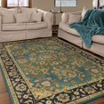 thumbnail image 3 of Orian Rugs Unique Coloring Traditional Promenade Green Area Rug (7'10" x 10'10"), 3 of 8