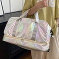 thumbnail image 4 of Bolso de mano para mujer Fashionalbe Nylon Simple Mujer Commuter Bolso (Blanco), 4 of 7