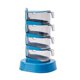 thumbnail image 2 of Caja de condimentos giratoria Vertical, tarros de especias giratorios, utensilios de cocina, tarros de condimentos, tarros de especias giratorios para Azul de 4 niveles. BLESIY Frascos de especias, 2 of 8