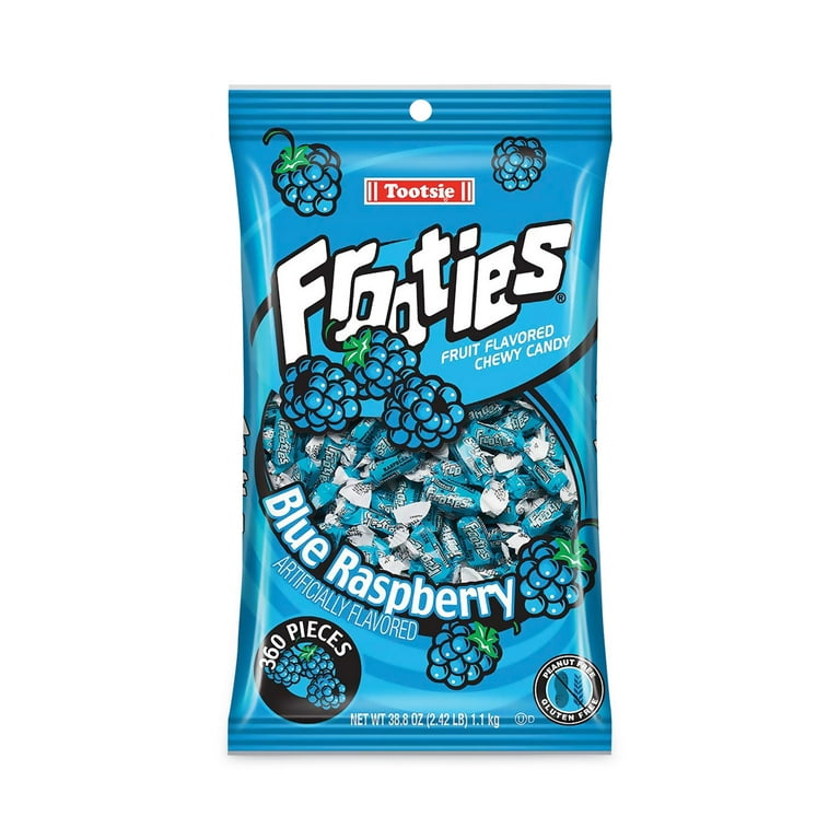 Frooties, Blue Raspberry, 38.8 oz Bag, 360 Pieces/Bag, Ships in 1-3 Business Days Frooties, Blue Raspberry, 38.8 oz Bag, 360 Pieces/Bag, Ships in 1-3 Business Days