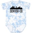 thumbnail image 3 of Inktastic Denver Colorado City Skyline Boys or Girls Baby Bodysuit, 3 of 5