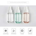 thumbnail image 4 of 3-Pack 1.5oz/40ml Travel and Home Fine Mist Spray Bottle, Empty Mini Portable Cosmetic Atomizer, Small Refillable Alcohol Liquid Container, Hand Sanitizer, Fragrance (3 Color Pack), 4 of 5