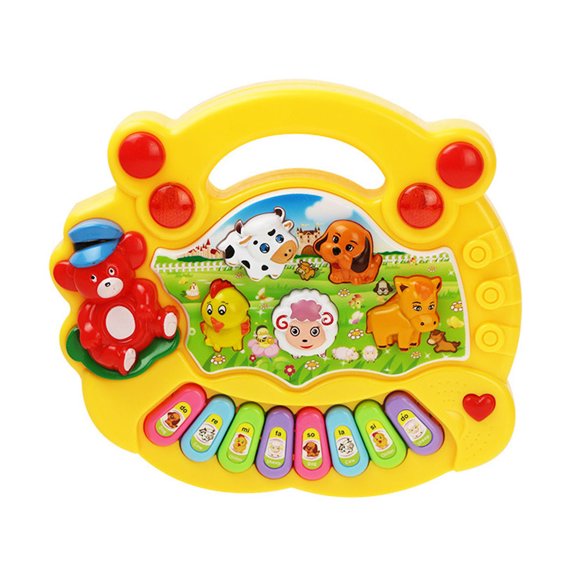 Juguete de teclado musical ANGGREK para bebé plástico seguro educativo