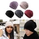 thumbnail image 3 of 5 Piece Slouchy Baggy Beanie Chemo Hat Cap Khaki + Black + Gray + Wine Red + Purple, 3 of 4