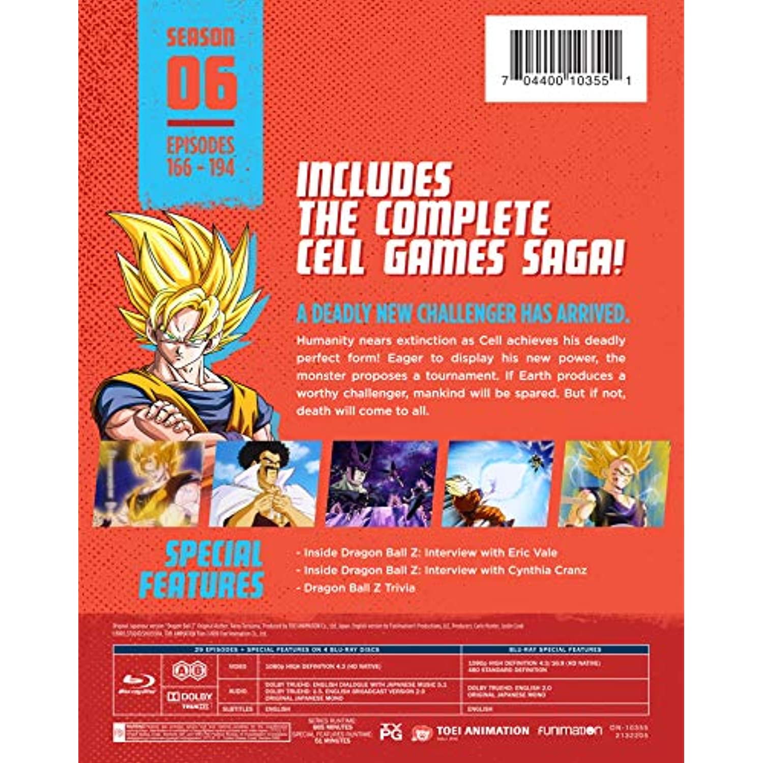 Dragon Ball Z - 4:3 Steelbook - Season 8 - Blu-ray