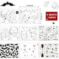 thumbnail image 2 of Halloween Window Clings Decor for Halloween Decorations, Double Side Window Stickers Removable Glass Decals for Party Decorations Indoor, 2 of 8
