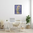 thumbnail image 2 of Stupell Home Décor Industries Underwater Seahorse Green Kelp over Purple, 24 x 30, Designed by Sally Springer Griffith, 2 of 7