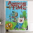 thumbnail image 3 of Adventure Time Shower Curtain Waterproof Fabric Cloth Shower Curtains Washable Bathroom Decoration Bath Curtains Iron, 3 of 9