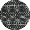 thumbnail image 2 of JONATHAN Y MOROCCAN HYPE 7' Round Area Rug, Boho Vintage Diamond - Black/Ivory, MOH101D-7R, 2 of 9