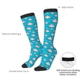 thumbnail image 6 of Salouo Hippo In Water Head Print Women's Men's Ankle Socks 1-pack Casual Athletic Socks for Unisex Adult Moisture-Wicking Socks for Daily Wear/Running/Sport, 6 of 8
