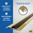 thumbnail image 5 of M-D Building Products 09159 3-3/4 in. x 3/4 in. x 72 in. Brite Gold Aluminum and Vinyl Heavy-Duty Low-Profile Threshold, 5 of 6
