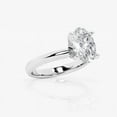 thumbnail image 2 of Ariana Jewel 1.8 Ct Oval Cut Lab Created Diamond Ring - 14K White Gold Plated Engagement Ring for Her - Solitaire Women's Ring - Wedding Ring for Women's - Daily Wear Diamond Ring - Birthday Gifts, 2 of 2