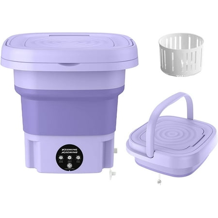 Portable Washing Machine, Mini Foldable Washer and Spin Dryer Small...