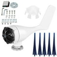 thumbnail image 2 of Small Wind Generator, 800W Small Wind Generator Blade Horizontal Home Wind Turbines Generator Power Parts Turbines Kit For Marine Home, Solar Panels, 2 of 8