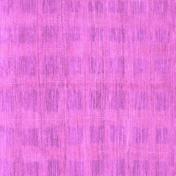 Ahgly Company Indoor Square Solid Purple Modern Area Rugs, 3' Square