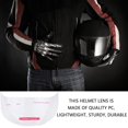 thumbnail image 1 of Helmet Windshield,Motorcycle Helmet Visor Lens Helmet Visor Helmet Lens Replacement Expertly Crafted, 1 of 7