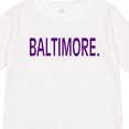 thumbnail image 4 of Inktastic Baltimore in Purple Text Boys or Girls Long Sleeve Toddler T-Shirt, 4 of 5