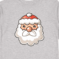 thumbnail image 4 of Inktastic Cute Santa Claus Face Boys or Girls Long Sleeve Toddler T-Shirt, 4 of 5