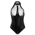 thumbnail image 1 of Gibobby Conjuntos de bragas de encaje Conjunto de Liguero con Sujetador de Encaje, Lencería Elegante y Exquisita para Mujer para Noche de Bodas, Luna de Miel y Más(Negro, XG), 1 of 5