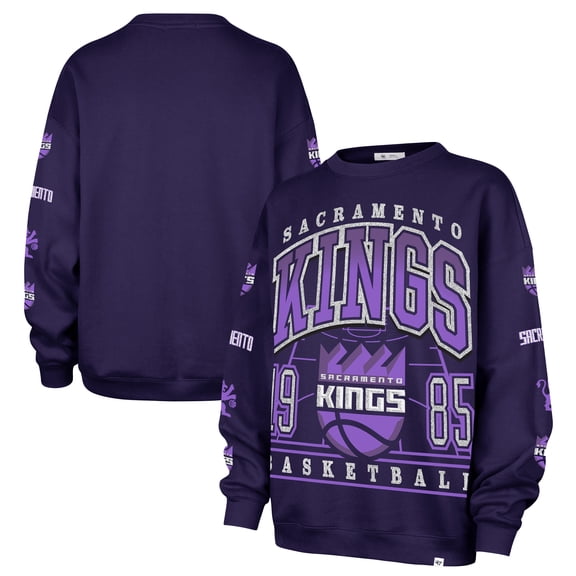 Women's '47 Purple Sacramento Kings 2025/26 City Edition Go Big Oversized Sweatshirt
